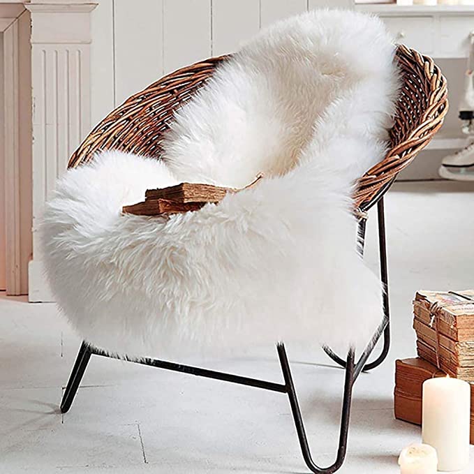 2' x 4' Faux Fur Sheepskin