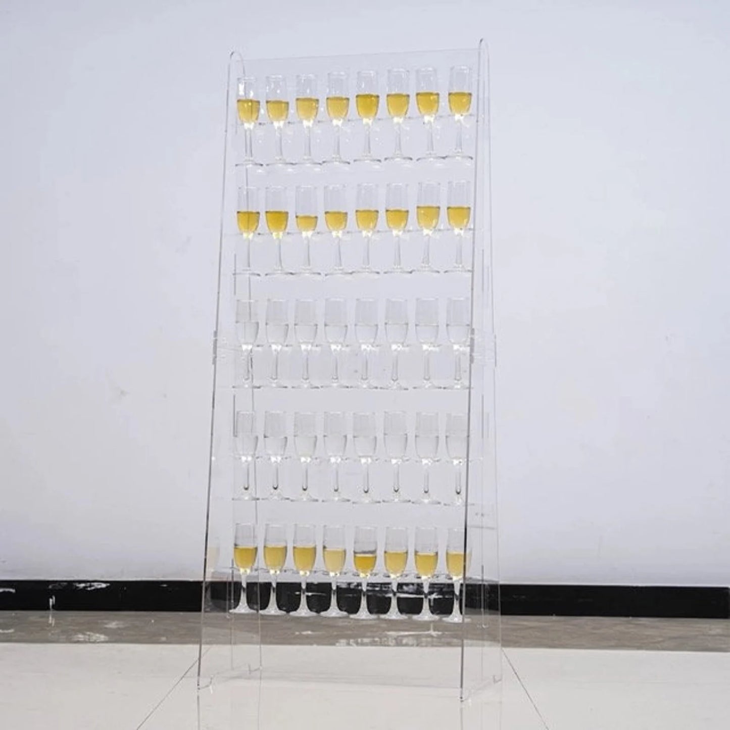 5-Tier Acrylic Champagne Wall