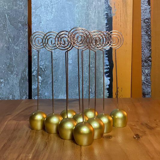 Gold Place Card Holders